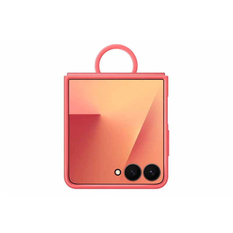 Samsung Silicone Ring Case for Galaxy Z Flip7 (Red)