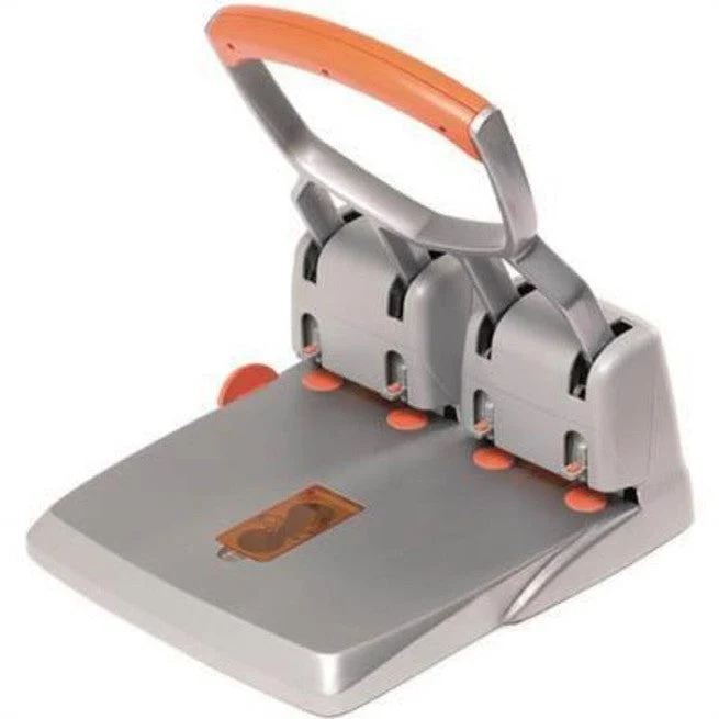 Rapid HDC150 4 Hole Punch Silver/Orange