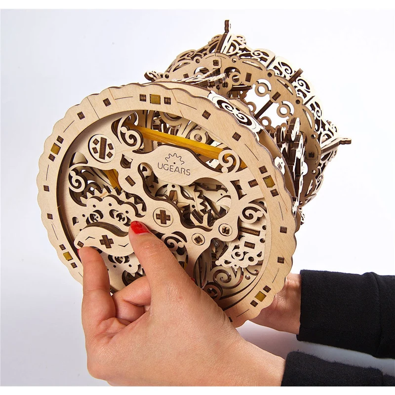 UGears 70129 Carousel Wooden Mechanical 3D Puzzle DIY Kit