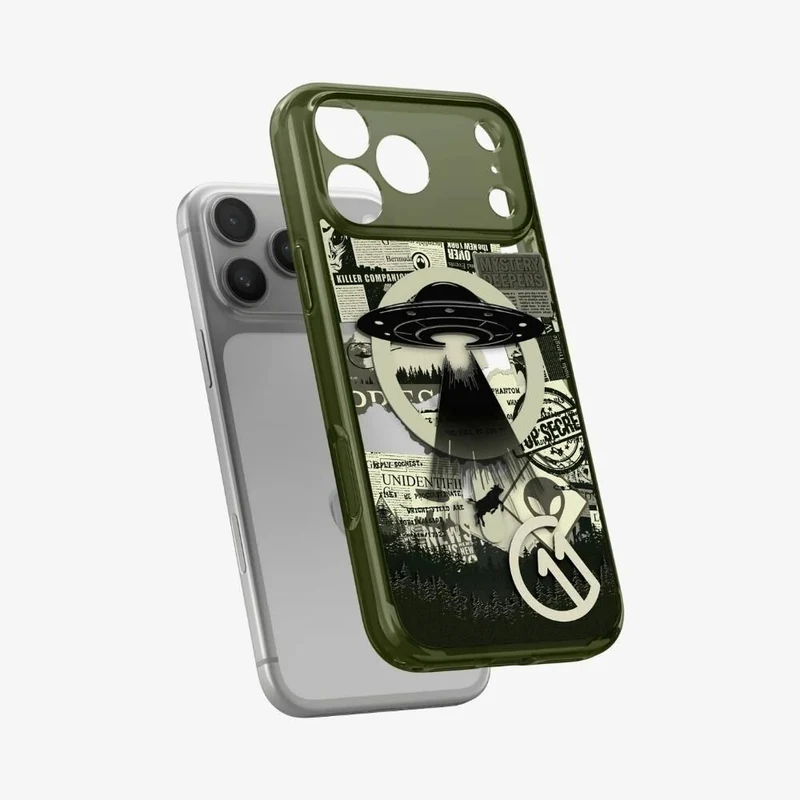 SPIGEN Apple iPhone 17 Pro c11 Series Ultra Hybrid (MagFit) Case (Phantom)