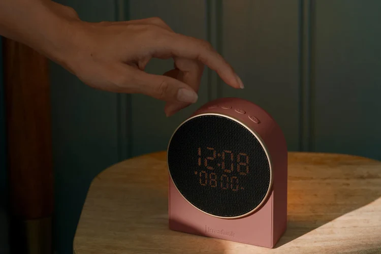 Kreafunk Ivy Alarm Clock with Bluetooth Speaker (Terracotta)