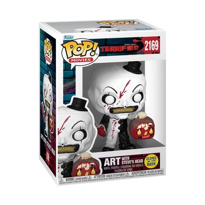 Terrifier – Art with Steve’s Head Glow Pop! Vinyl