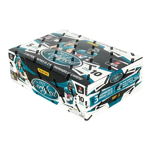 Panini NFL - 2025 Certified Football Hobby Trading Cards (Display of 10)