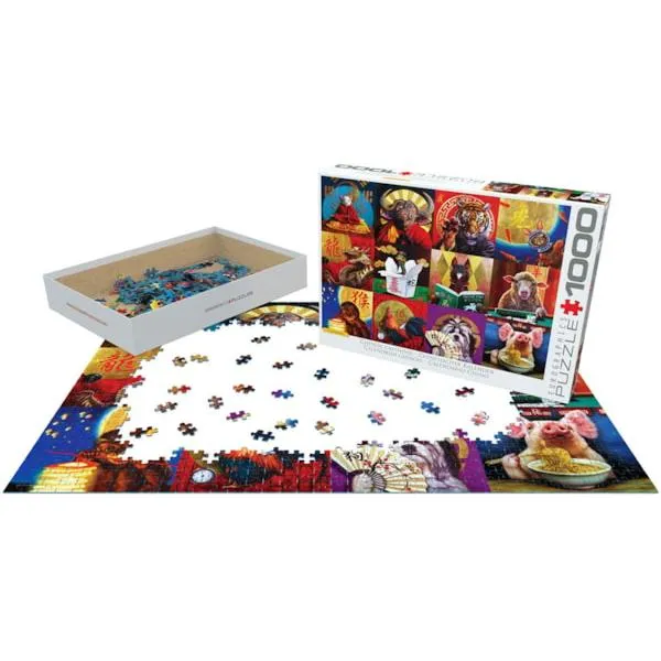 1000pc Chinese Calendar Puzzle