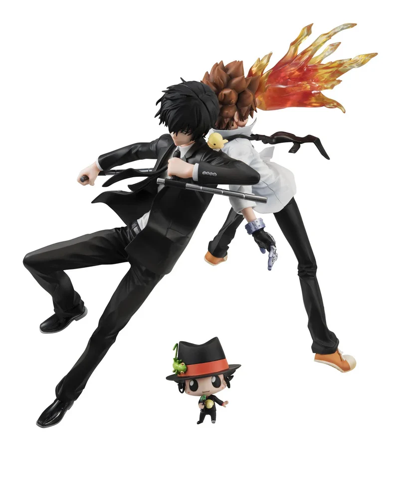 MEGAHOUSE G.E.M. Series Katekyo Hitman Reborn! Tsunayoshi Sawad, Kyoya Hibari and Reborn Set (Repeat)
