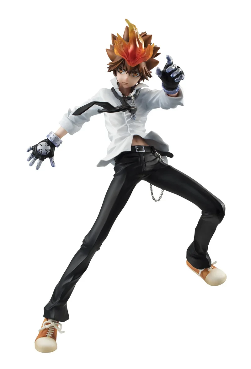 MEGAHOUSE G.E.M. Series Katekyo Hitman Reborn! Tsunayoshi Sawad, Kyoya Hibari and Reborn Set (Repeat)