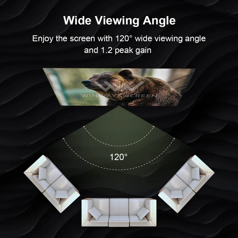 Winways UST Throw ALR 88'' Solid Panel Fresnel Screen