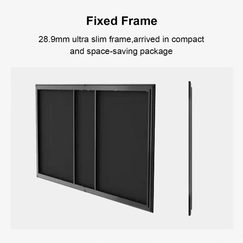 Winways UST Throw ALR 100'' Fixed Frame Fresnel Screen