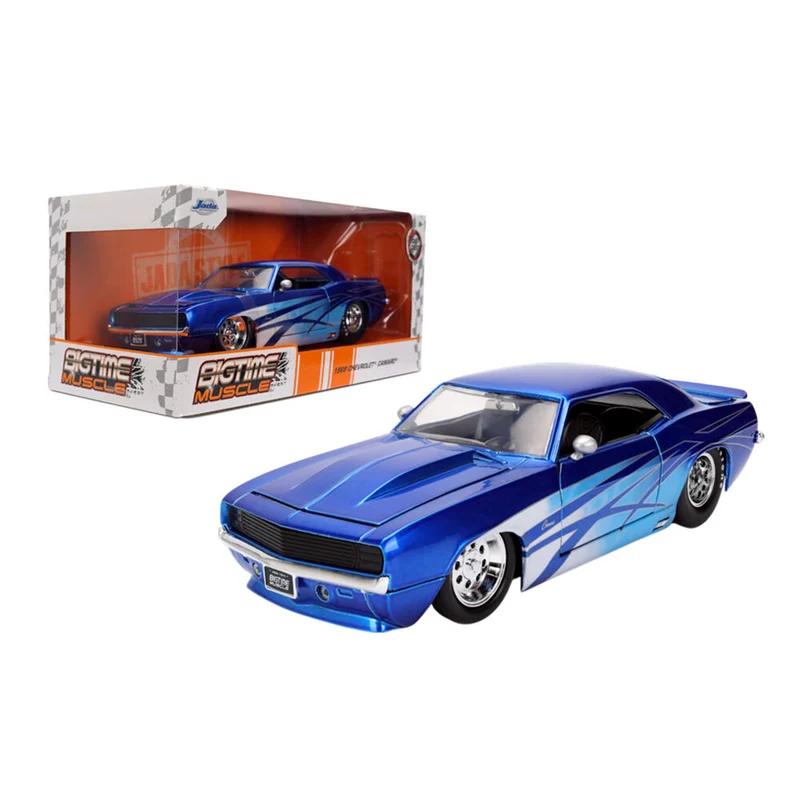 Jada 1:24 Scale Big Time Muscle 1969 Chevrolet Camaro Diecast Vehicle Model