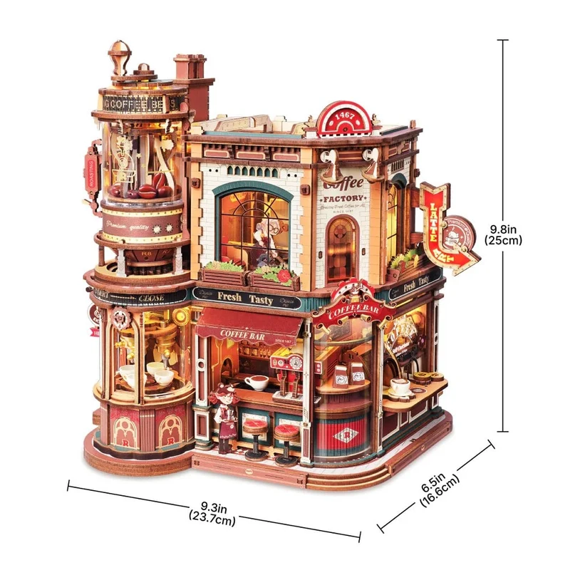 Robotime Rokr Dream Coffee Factory