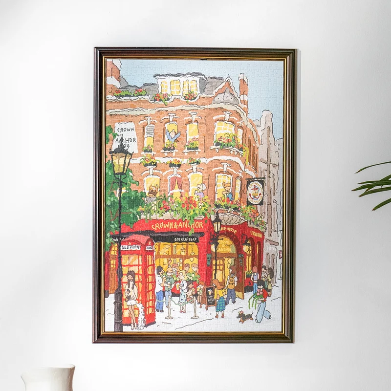 Robotime 1000-Pieces Welcome to Covent Garden Puzzle