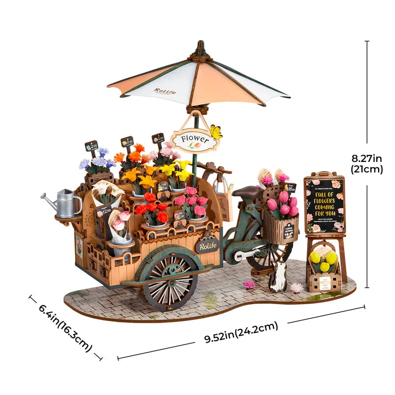 Robotime DIY Blossom Cart