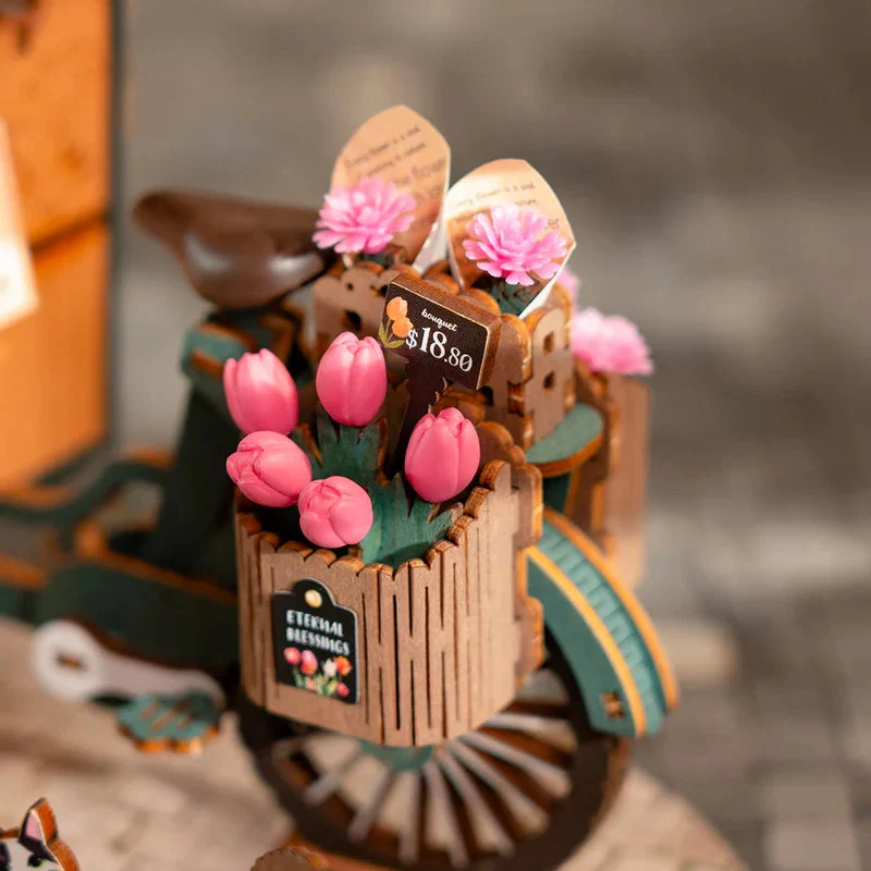 Robotime DIY Blossom Cart