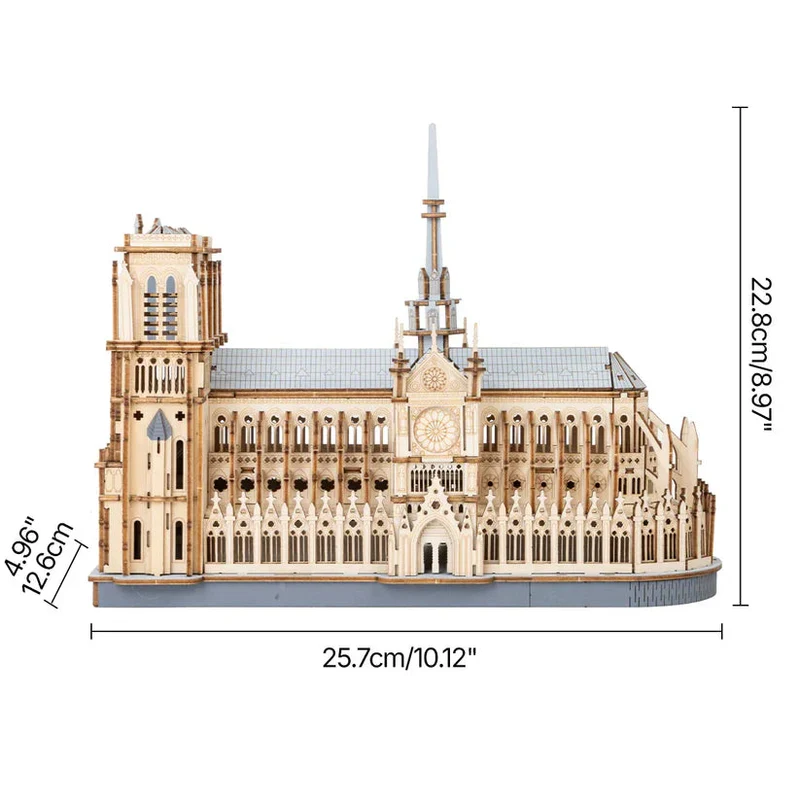 Robotime DIY Paris Cathedral (Notre Dame)