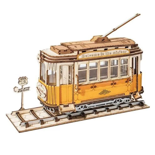 Robotime Classical 3D Wooden Carriage (Tram)