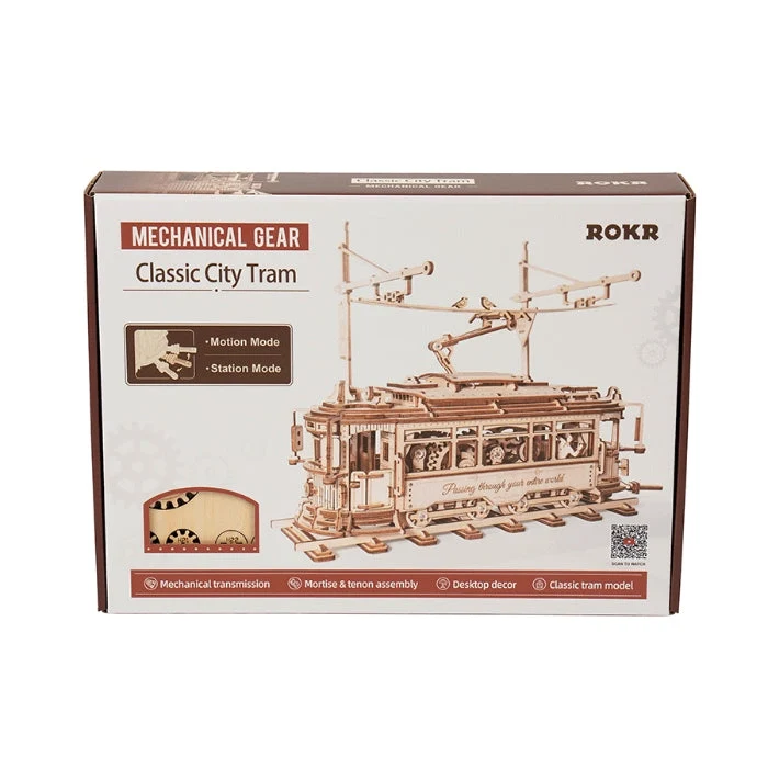 Robotime Mechanical Models Classic City Tram