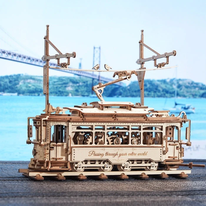 Robotime Mechanical Models Classic City Tram