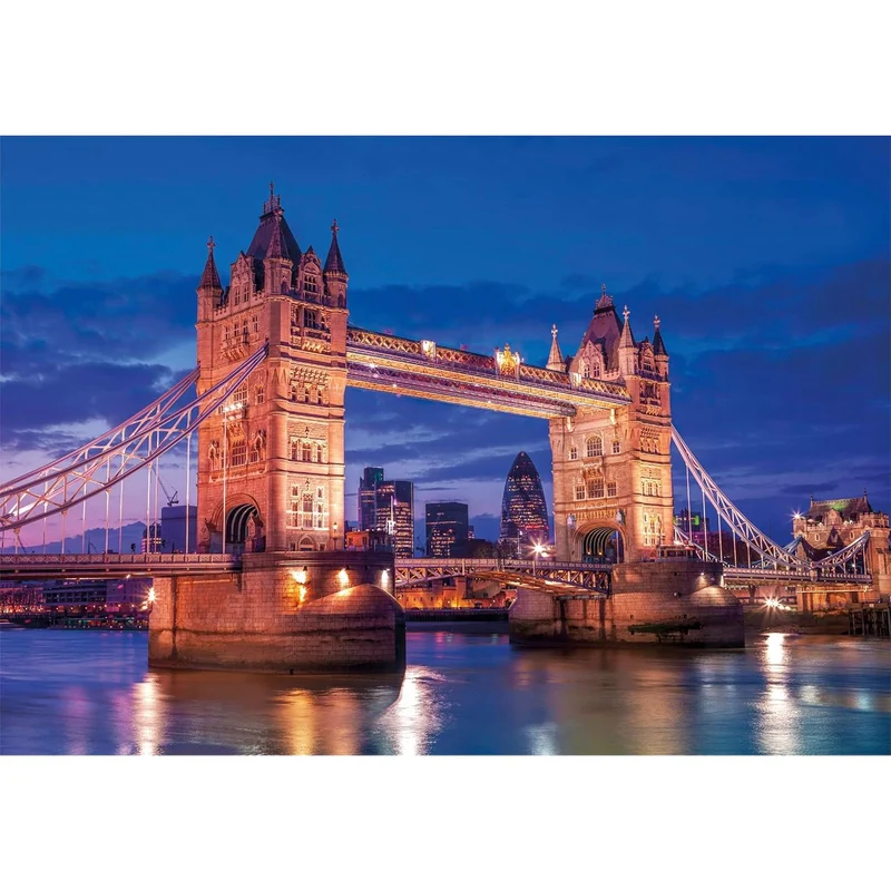 Clementoni 1000pc Tower Bridge At Night Puzzle