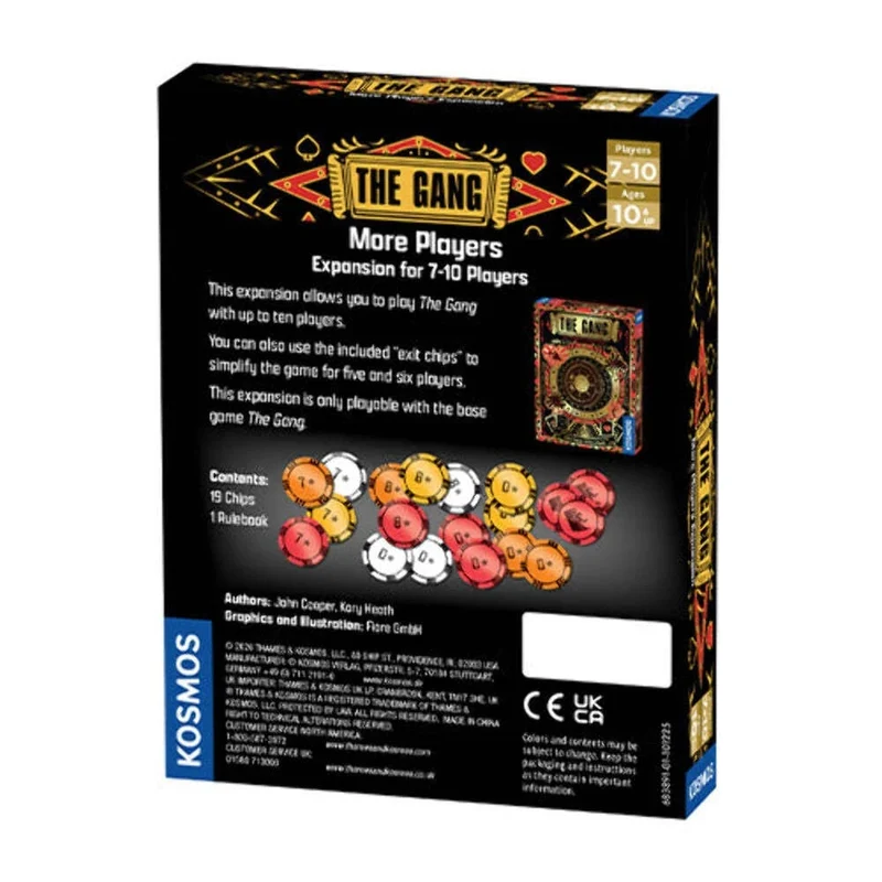 Kosmos The Gang - More Players Expansion for 7-10 Players