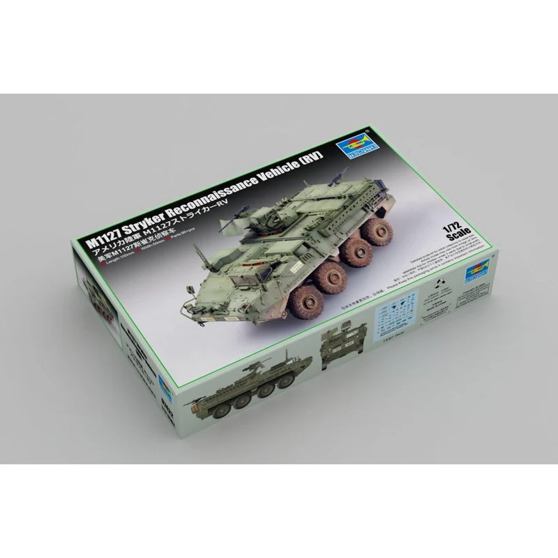 Trumpeter 1/72 M1127 Stryker Reconnaissance Vehicle (RV) Plastic Model Kit