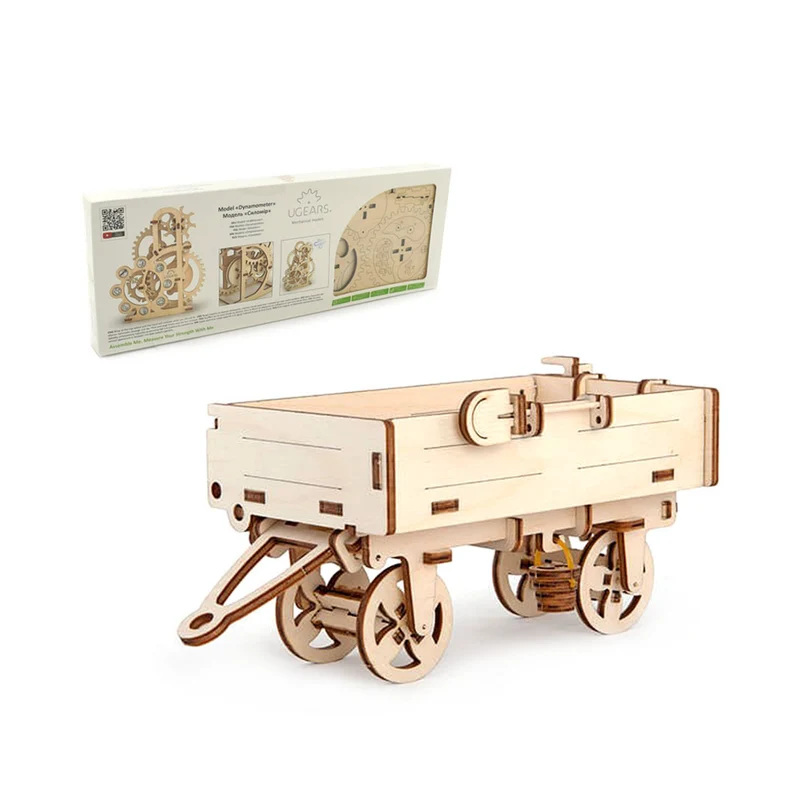 UGears Tractor's Trailer Mechanical 3D Puzzle DIY Model Kit