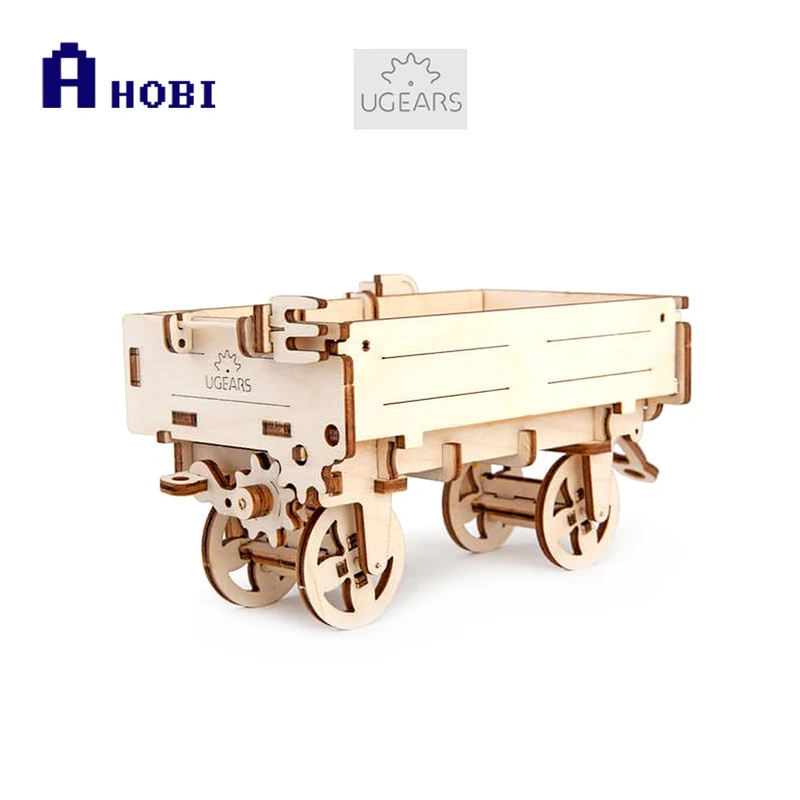 UGears Tractor's Trailer Mechanical 3D Puzzle DIY Model Kit