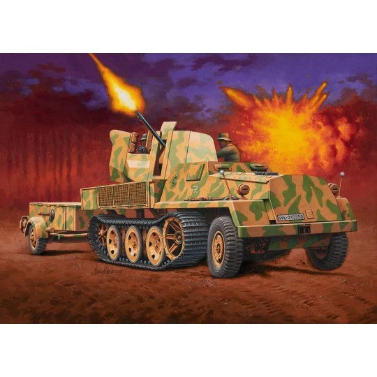 Revell 1/72 sWS with Flak43 and Sd.Ah58 Ammo Trailer