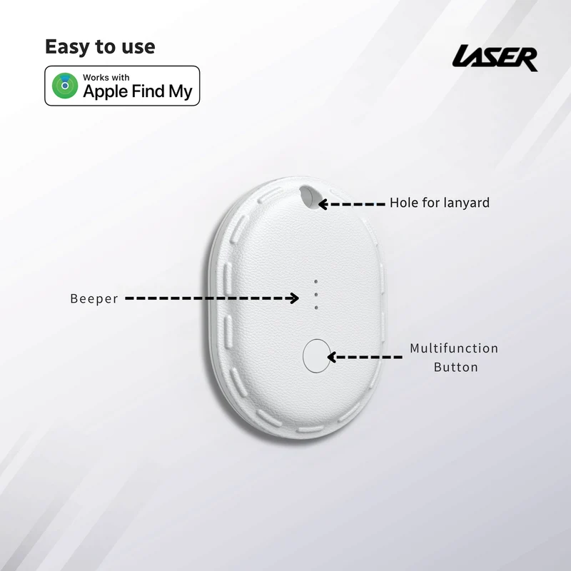 Laser Mini Smart Tag (White)