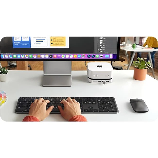 Satechi Slim CEX3 Wireless Keyboard and Mouse Combo (Space Black)