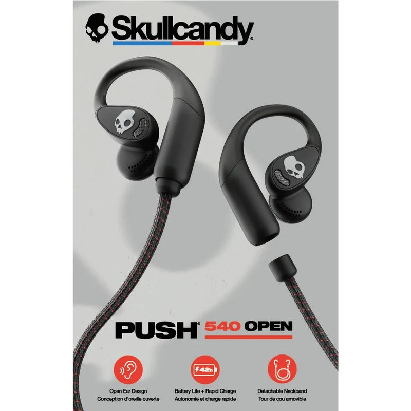 Skullcandy Push 540 Open-Ear Headphones (True Black)