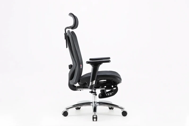 Sihoo M57 Ergonomic Office Chair with Built-in Footrest (Black)
