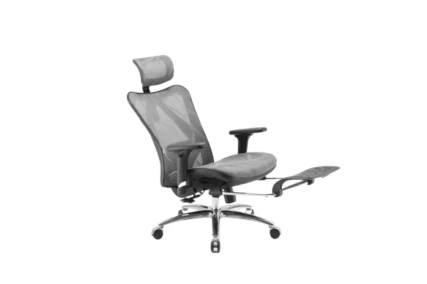 Sihoo M57 Ergonomic Office Chair with Built-in Footrest (Black)