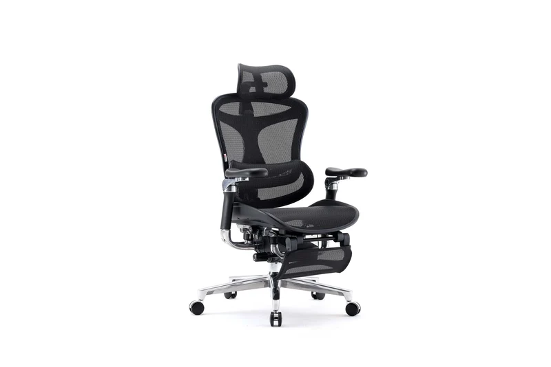 Sihoo DORO-C500 Ergonomic Office Chair with Footrest (Black)