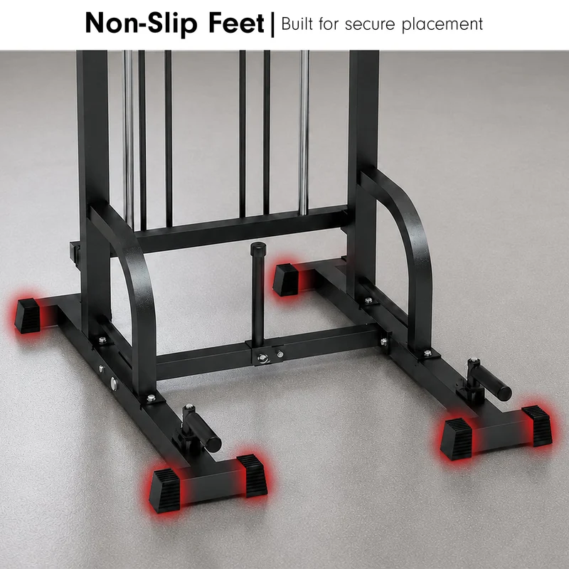 Powertrain Pull-Up and Dip Power Tower Multifunction Strength Training Station