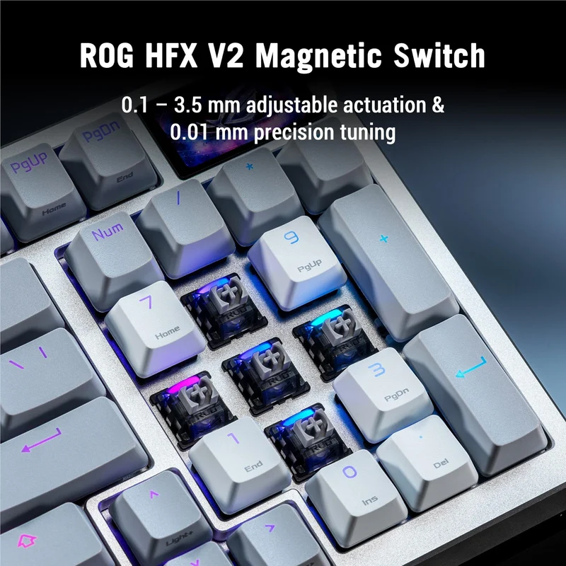 ROG Azoth 96 HE Lite Gaming Keyboard (White)
