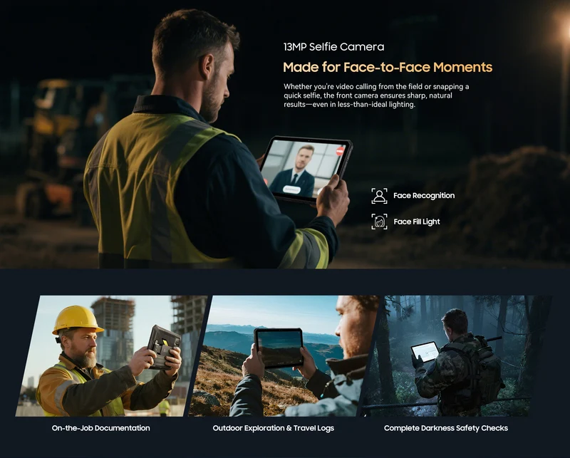 Blackview Rugged Active 7 - 11" Android Tablet 128GB - (Black)