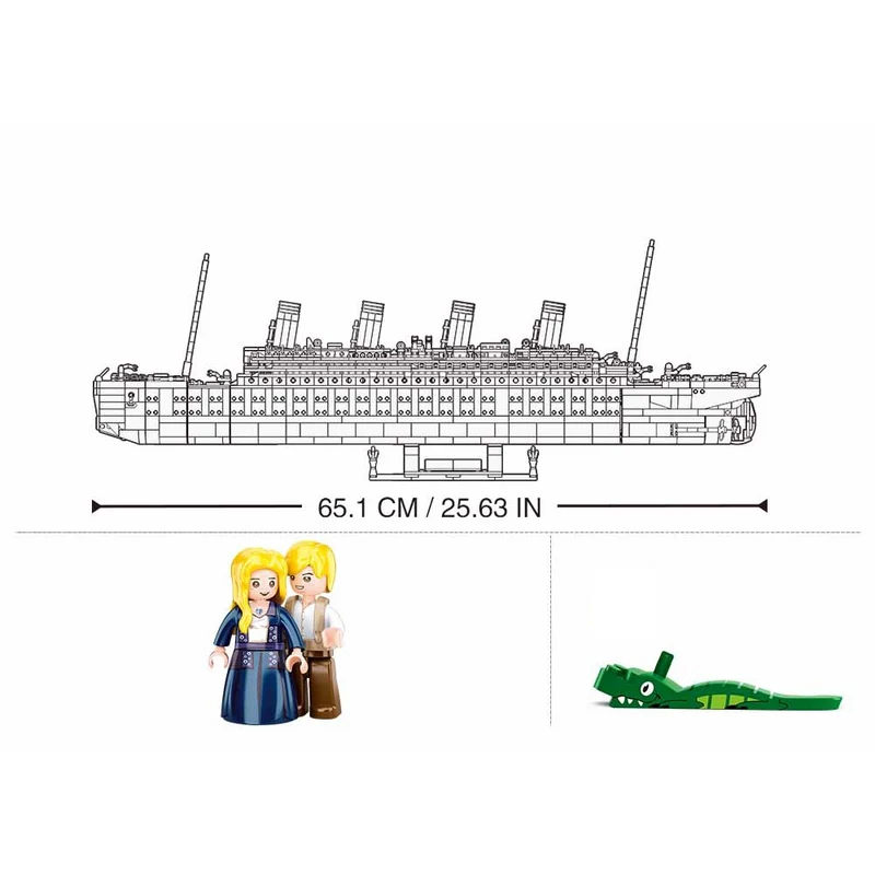 Sluban 1/350 2370pcs MB Titanic Big Scale