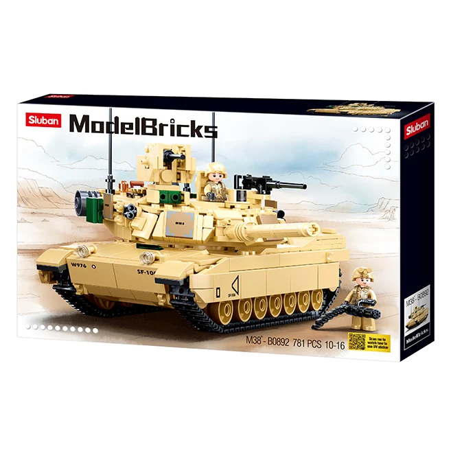 Sluban MB M1A2 V2 Abrams Tank