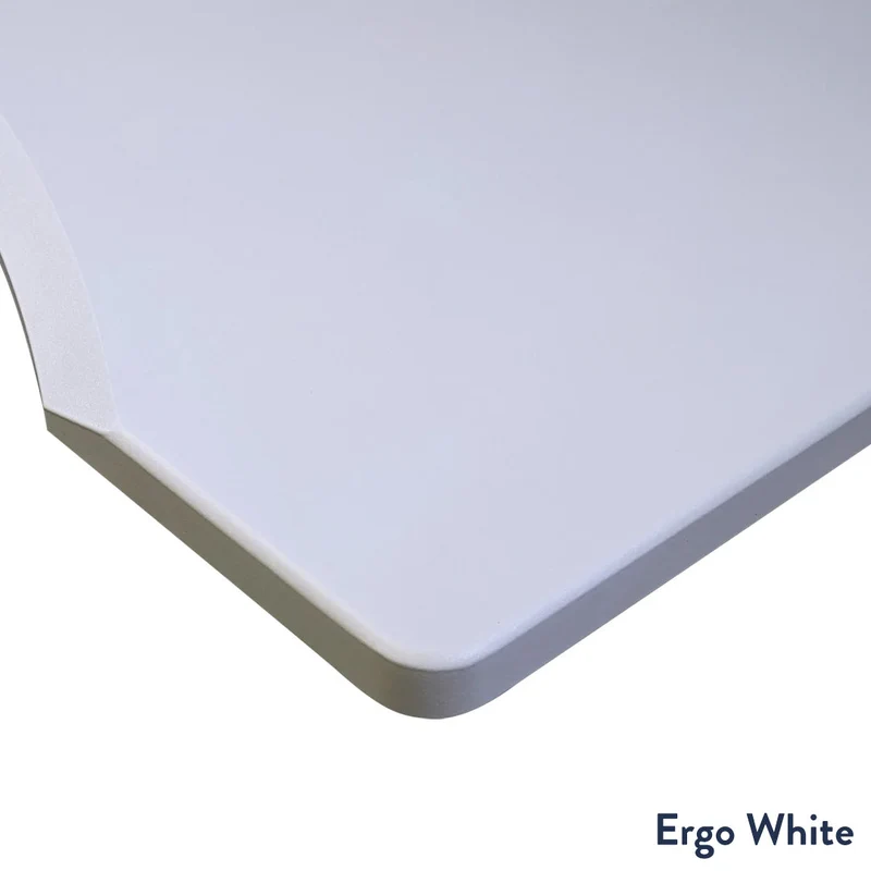 Desky Dual Ergo Edge Sit Stand Desk 180cm Black Desktop and Space Grey Frame