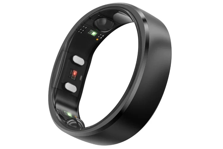 RingConn Gen 2 Smart Ring - Size 14 (Matte Black)