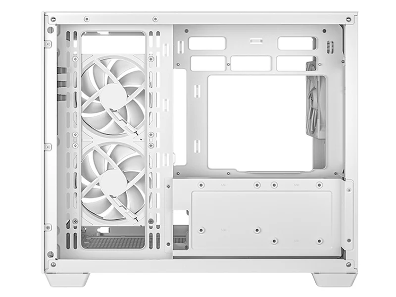 DeepCool CG330 3F WH Micro-ATX Case - White