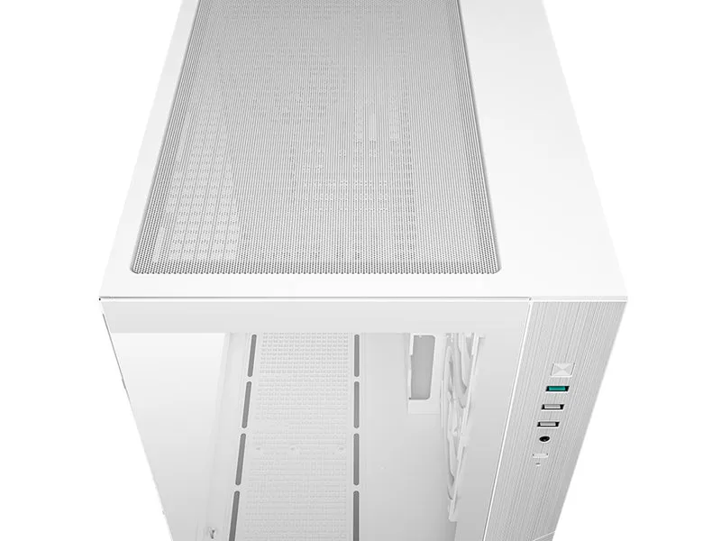 DeepCool CG330 3F WH Micro-ATX Case - White
