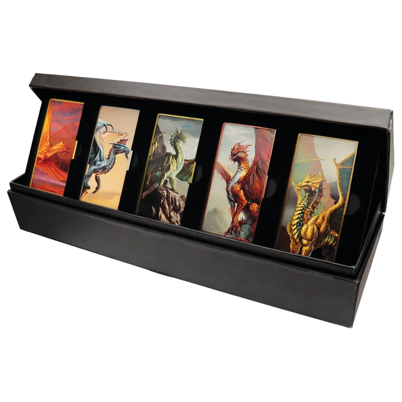 Fanattik Limited Edition Dungeons & Dragons - Metallic Dragons 5 Piece Ingot Set