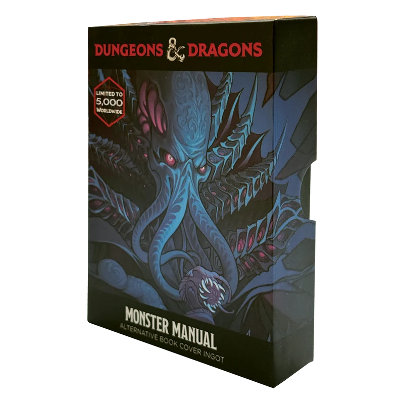 Fanattik Limited Edition Dungeons & Dragons - Monster Manual Alternate Cover Ingot