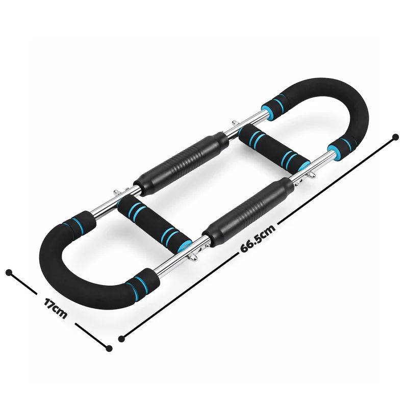 Everfit Twister Arm Exerciser 60-90lb Adjustable Chest Workout Equipment Home Gym Fitness