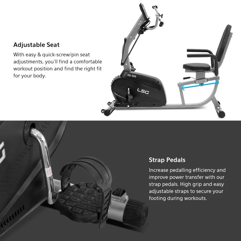LSG Fitness RB-100 Recumbent Bike