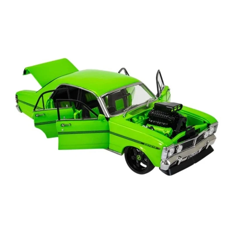 DDA 1:24 Scale Ford XY Falcon GTHO Supercharged Lime Green Diecast Car Model
