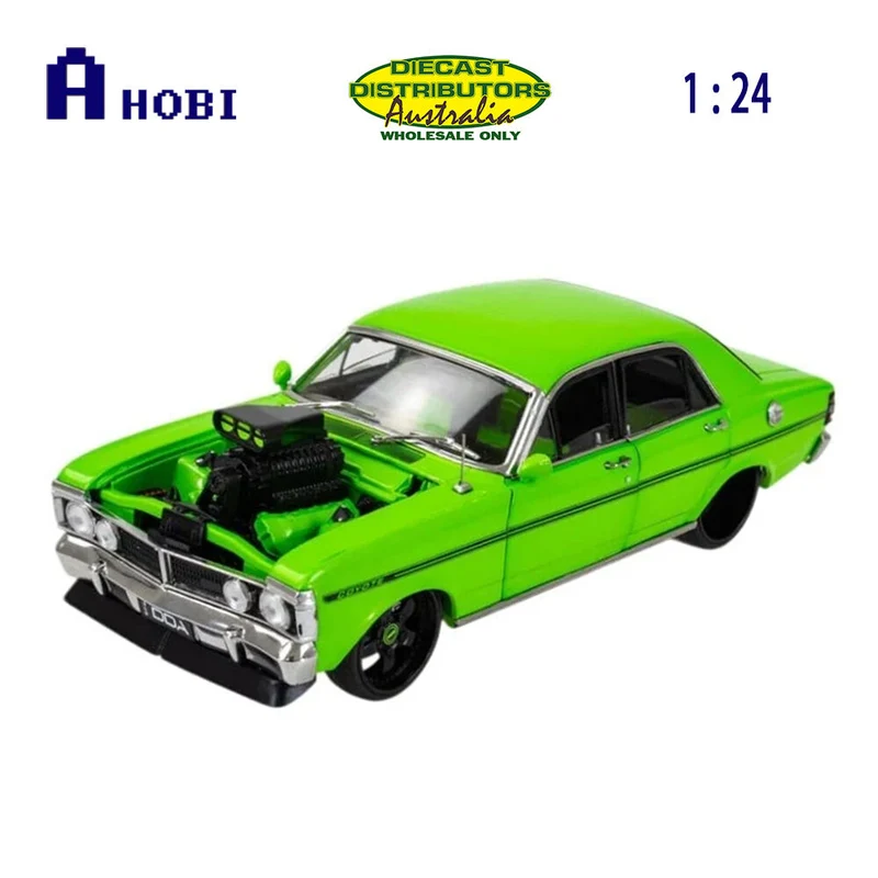 DDA 1:24 Scale Ford XY Falcon GTHO Supercharged Lime Green Diecast Car Model