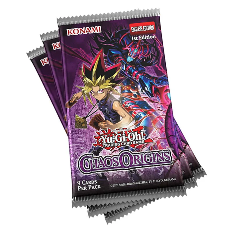 Konami YuGiOh! Chaos Origins 3-Booster Tuckbox