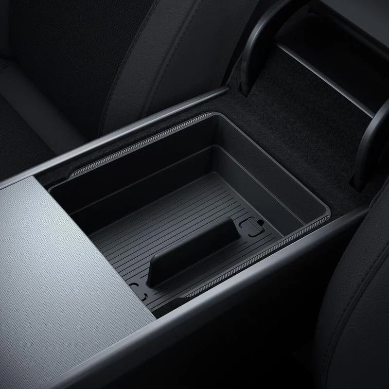 SPIGEN Tesla Model Y Juniper (2025-2026) Y L TO224H Armrest Console Tray (Carbon Edition)